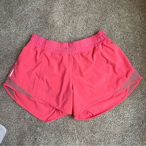 Lululemon hot pink shorts